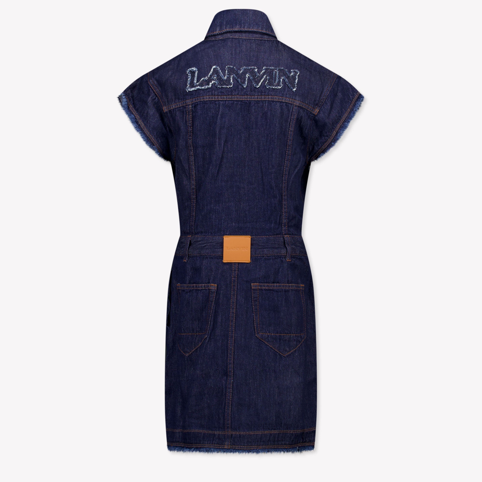 Lanvin Kinder Meisjes Jurk In Jeans