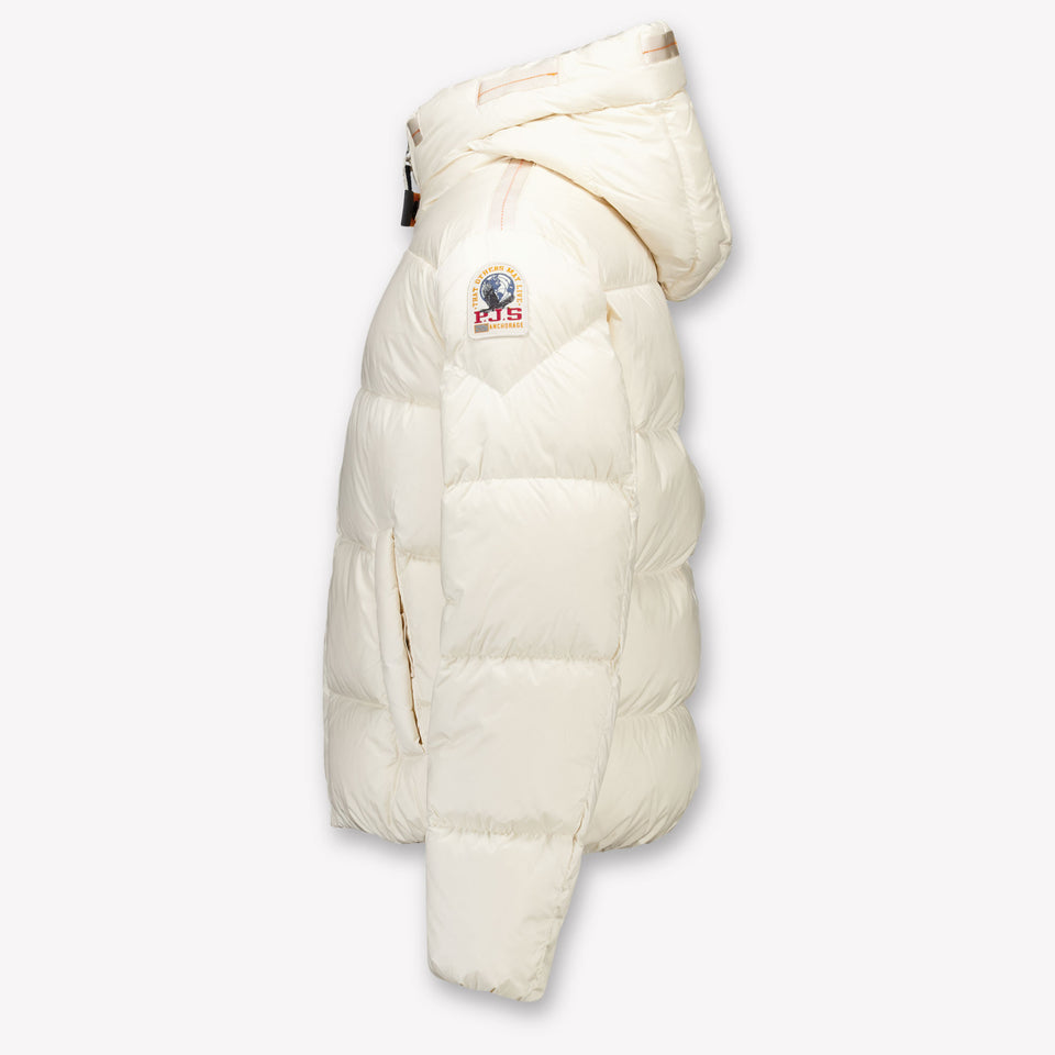 Parajumpers Kinder Meisjes Winterjas In Off White
