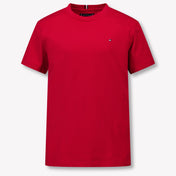 Tommy Hilfiger Kinder Jongens Shirt In Rood