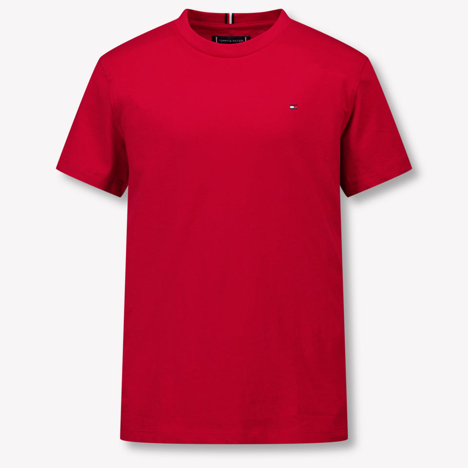 Tommy Hilfiger Kinder Jongens Shirt In Rood