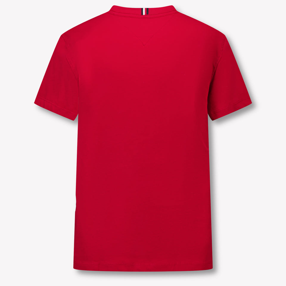 Tommy Hilfiger Kinder Jongens Shirt In Rood