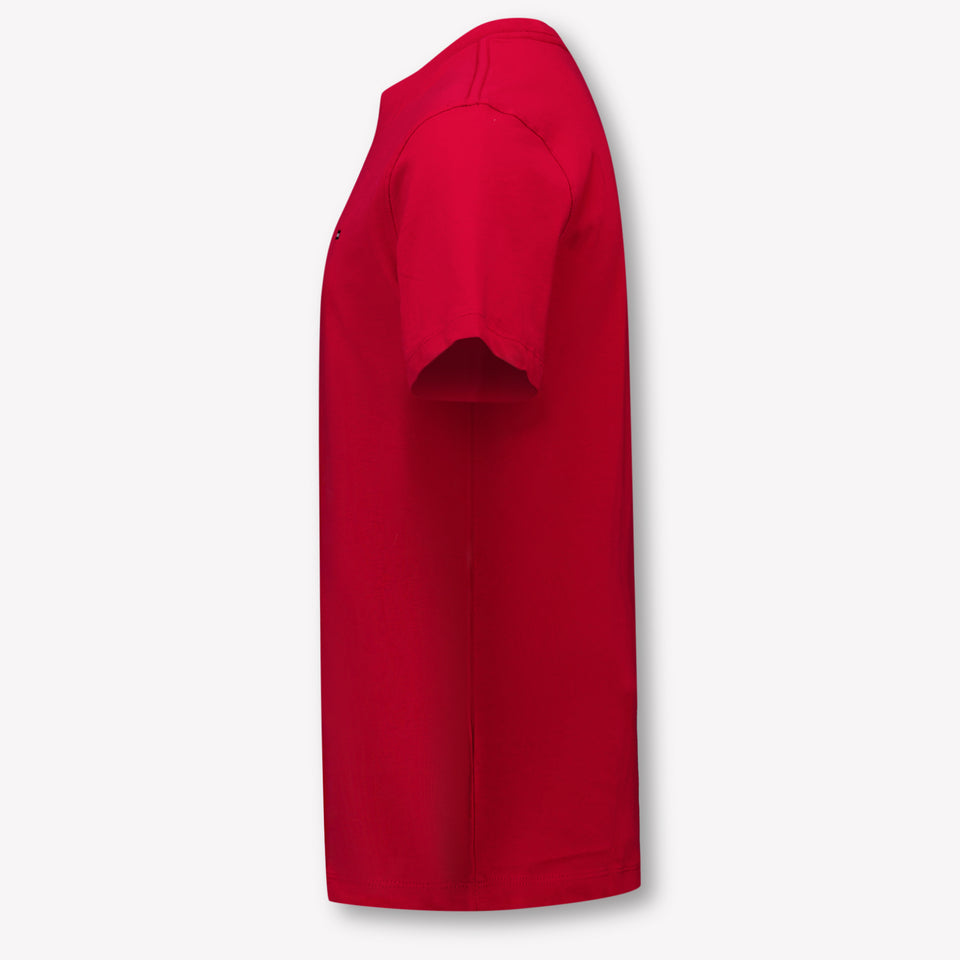Tommy Hilfiger Kinder Jongens Shirt In Rood