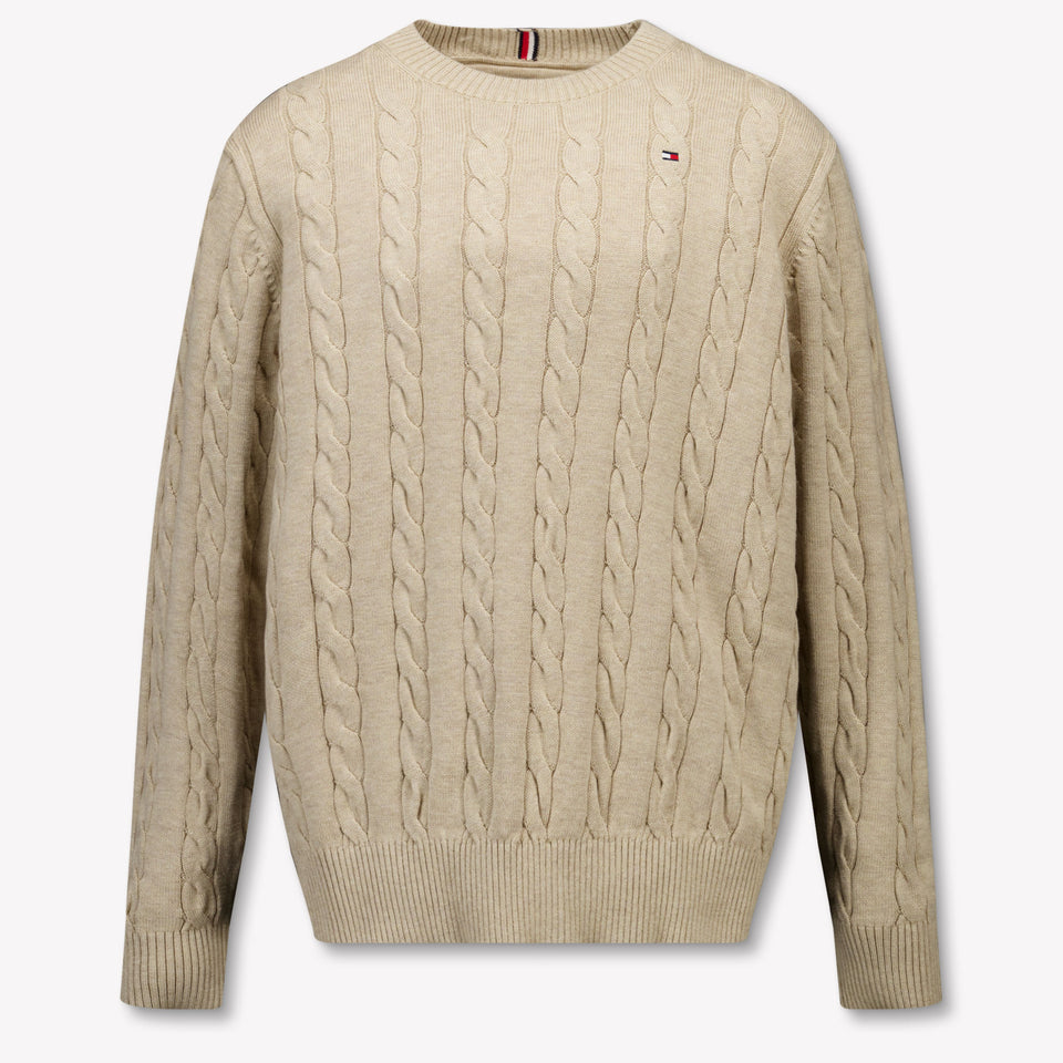 Tommy Hilfiger Kinder Jongens Trui In Beige