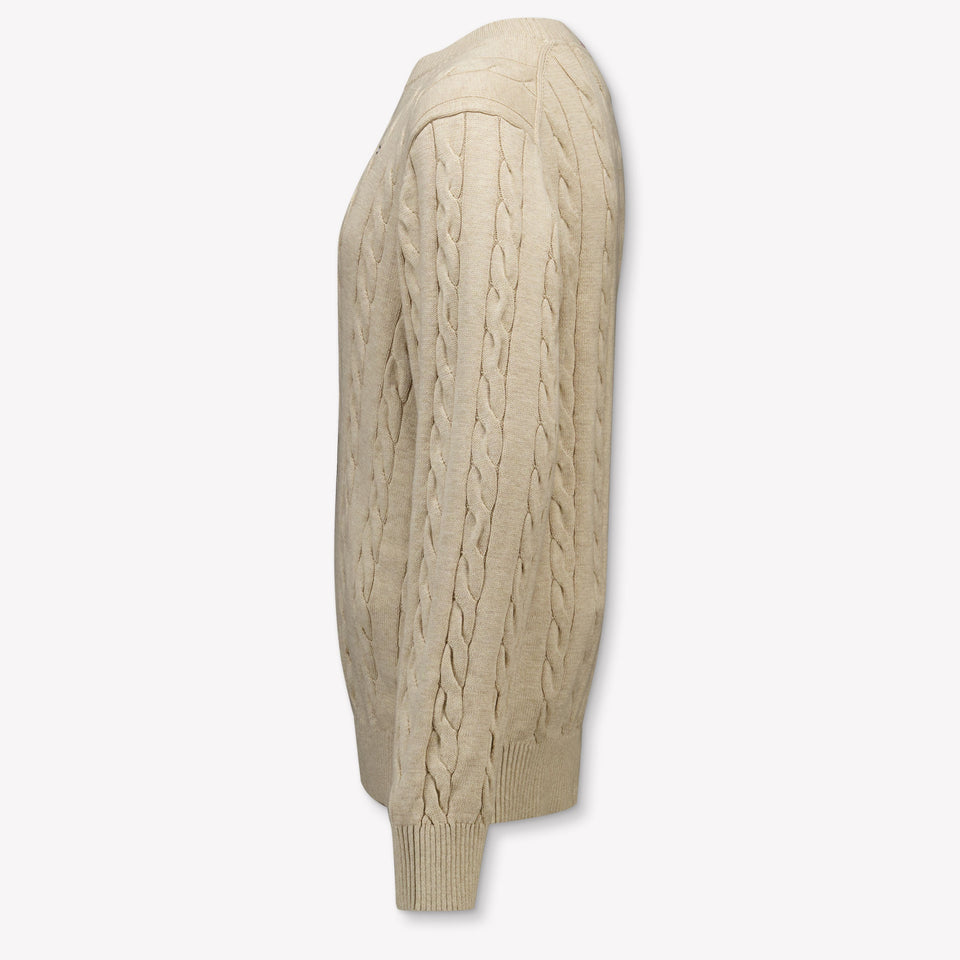 Tommy Hilfiger Kinder Jongens Trui In Beige