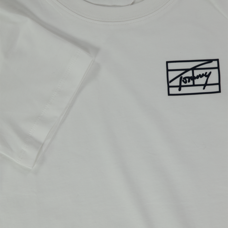 Tommy Hilfiger Kinder Jongens T-Shirt In Wit