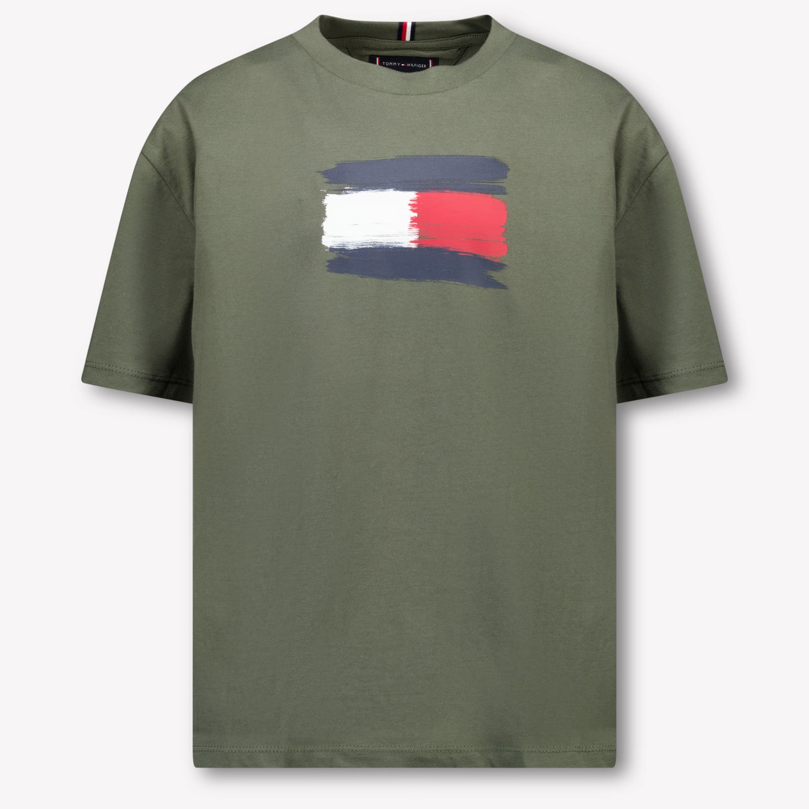 Tommy Hilfiger Kinder Jongens T-Shirt In Army