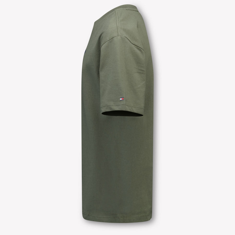 Tommy Hilfiger Kinder Jongens T-Shirt In Army