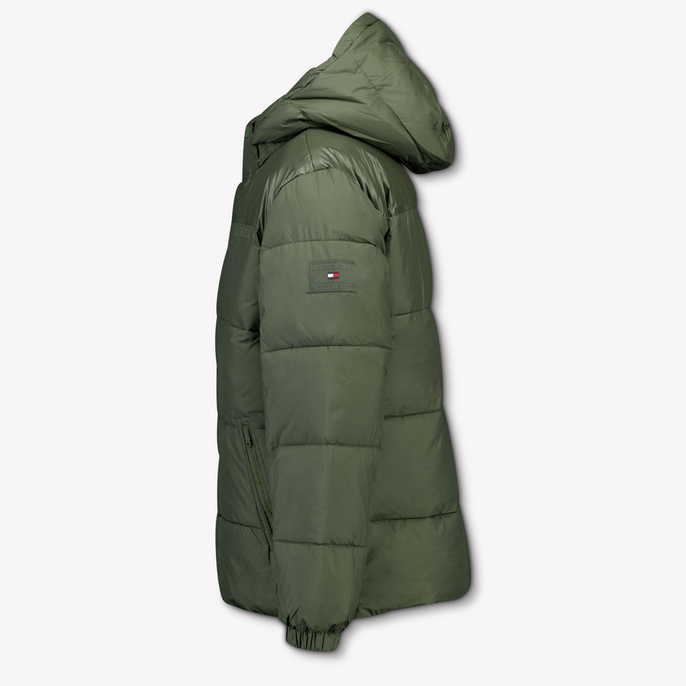 Tommy Hilfiger Kinder Jongens Winterjas In Army