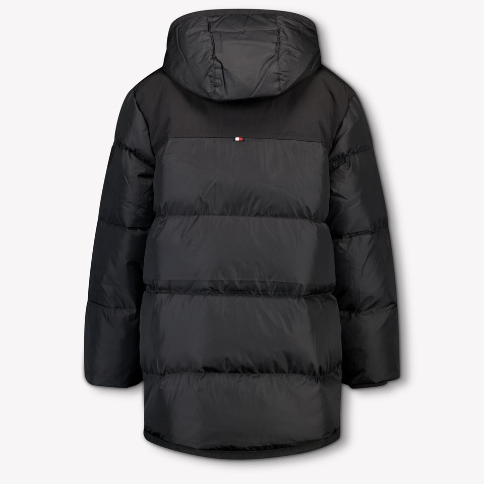 Tommy Hilfiger Kinder Jongens Winterjas In Zwart