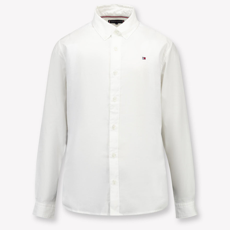 Tommy Hilfiger Kinder Jongens Blouse In Wit