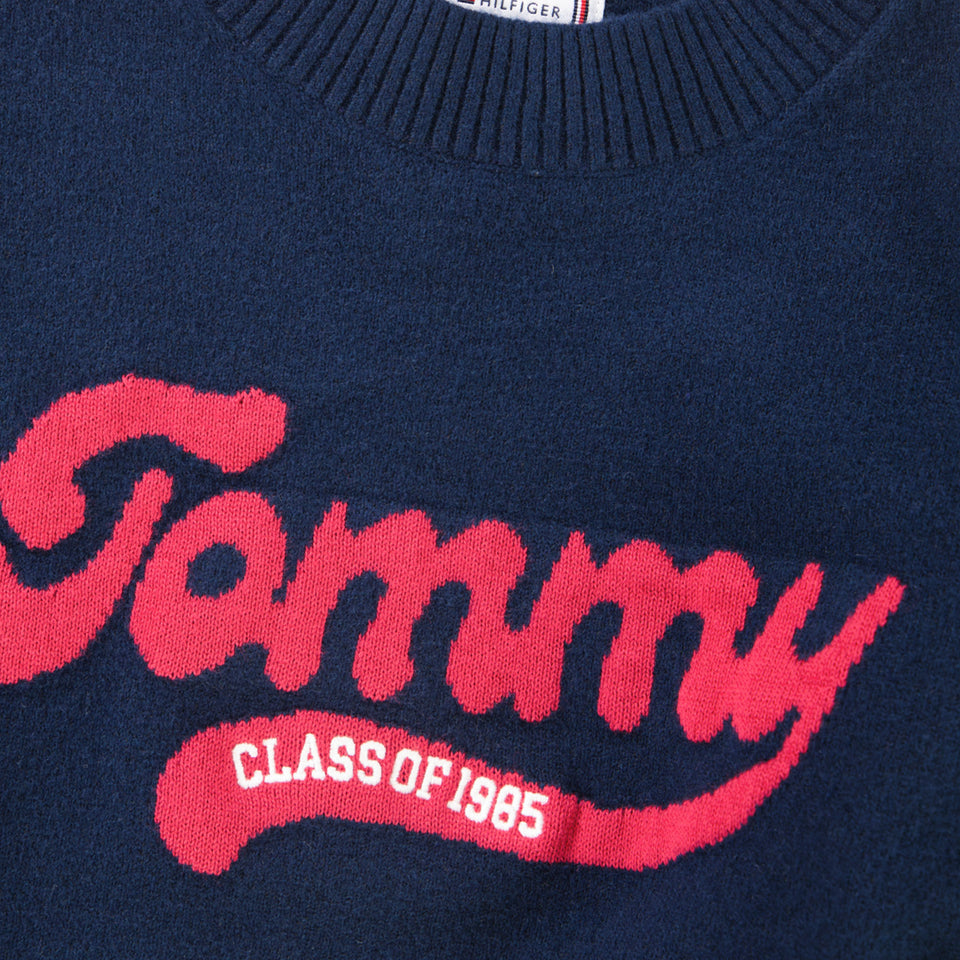 Tommy Hilfiger Kinder Meisjes Trui In Navy