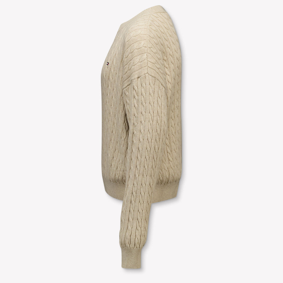 Tommy Hilfiger Kinder Meisjes Trui In Beige