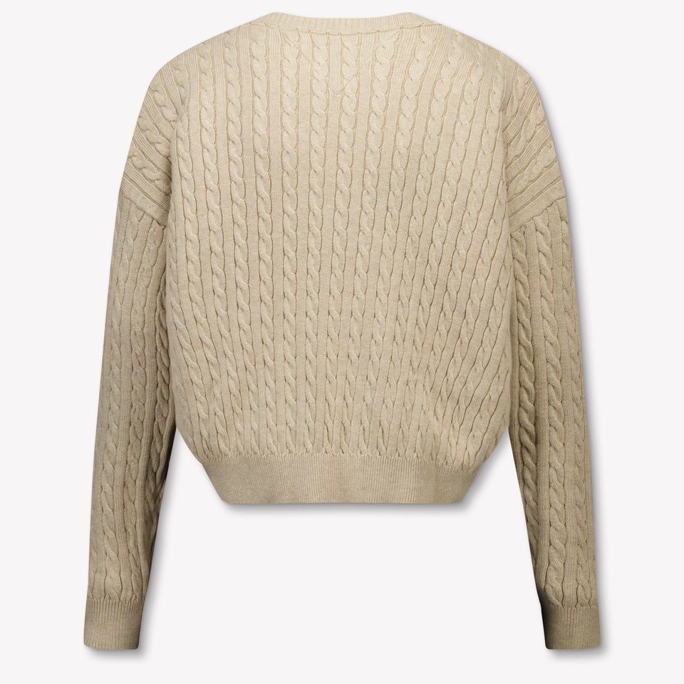 Tommy Hilfiger Kinder Meisjes Trui In Beige