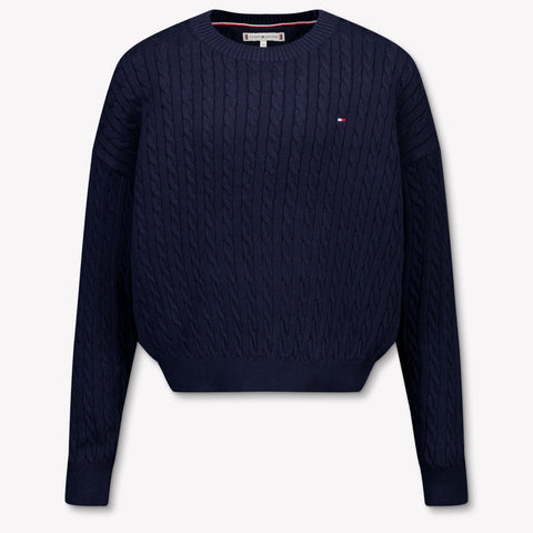 Tommy Hilfiger Kinder Meisjes Trui In Navy