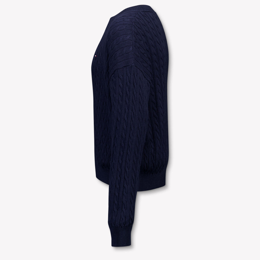 Tommy Hilfiger Kinder Meisjes Trui In Navy