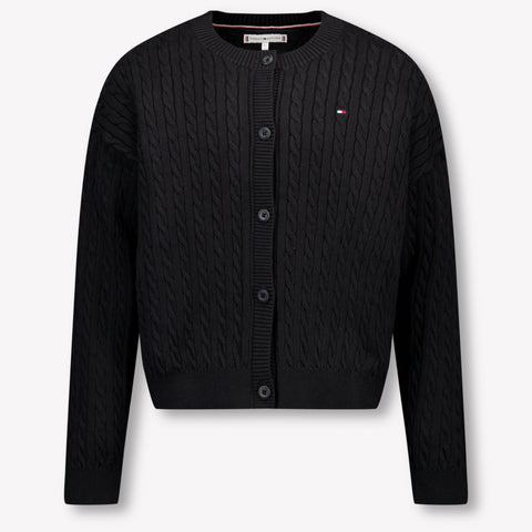 Tommy Hilfiger Kinder Meisjes Vest In Zwart