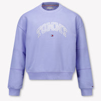 Tommy Hilfiger Kinder Meisjes Trui In Licht Blauw