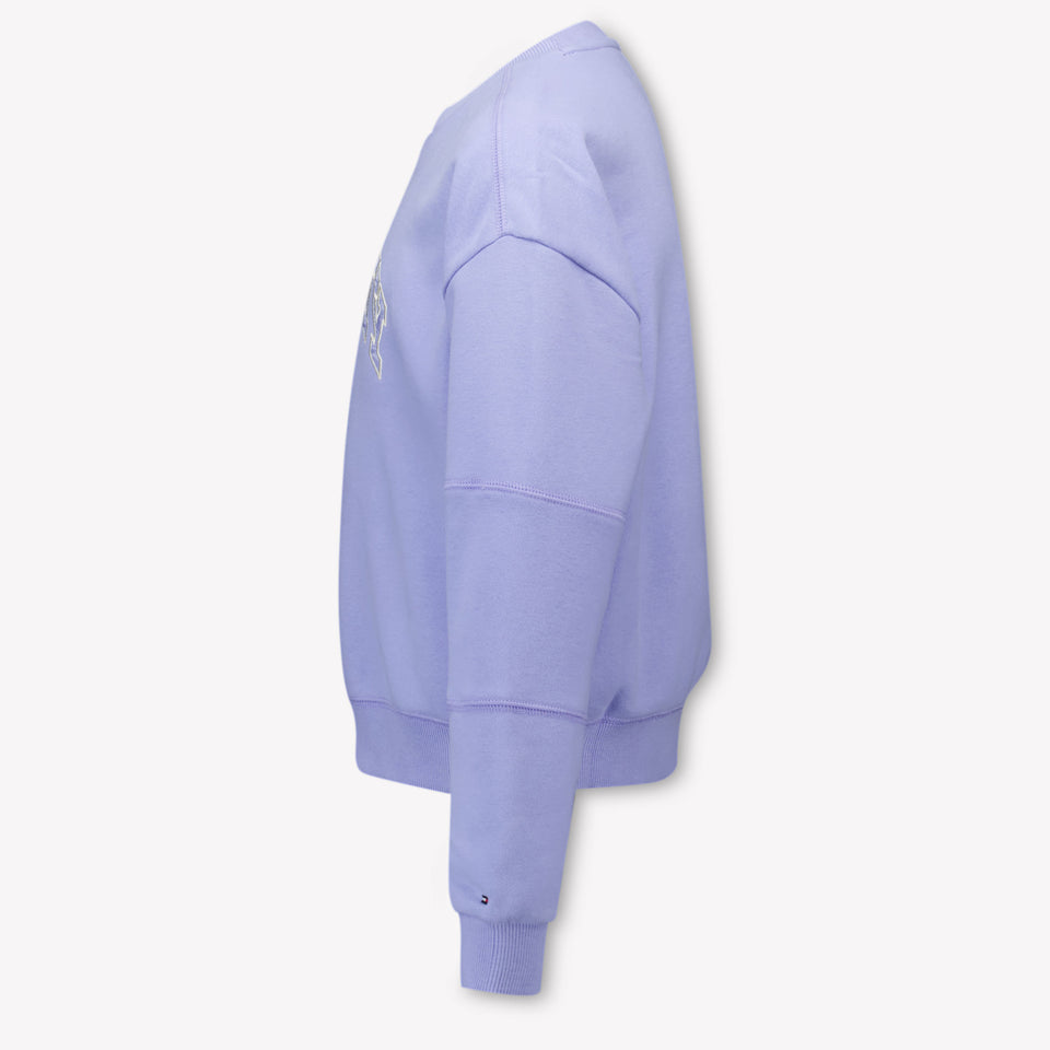 Tommy Hilfiger Kinder Meisjes Trui In Licht Blauw