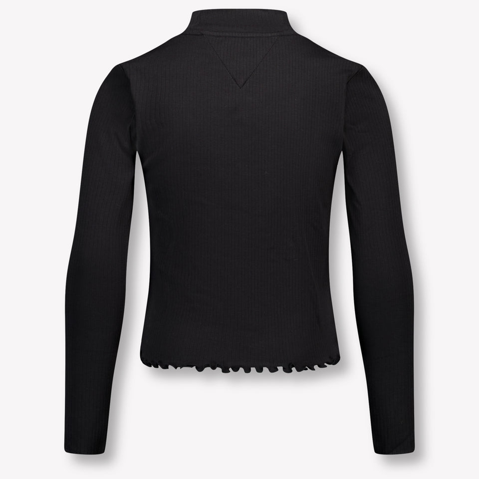 Tommy Hilfiger Kinder Meisjes T-Shirt In Zwart