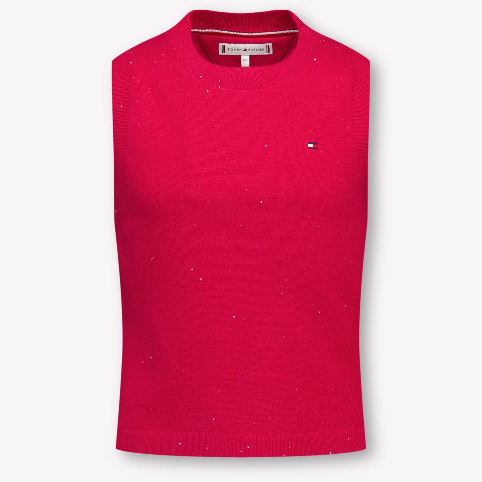Tommy Hilfiger Kinder Meisjes T-Shirt In Rood