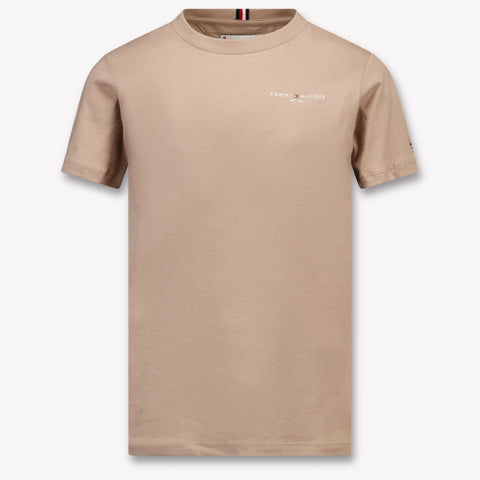 Tommy Hilfiger Kinder Unisex T-Shirt In Beige