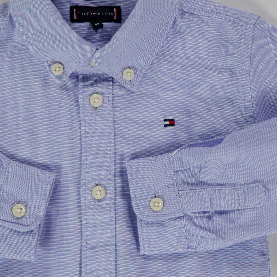 Tommy Hilfiger Baby Jongens Blouse In Licht Blauw
