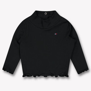 Tommy Hilfiger Baby Meisjes T-Shirt In Zwart