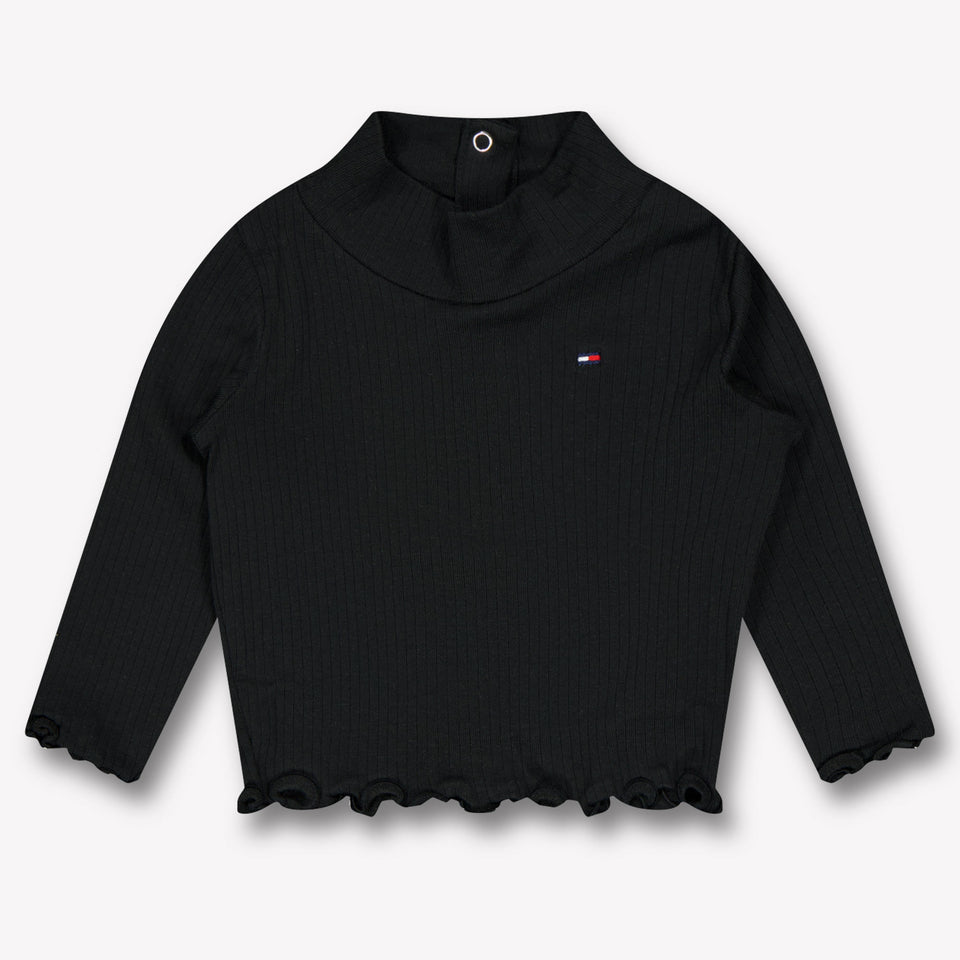 Tommy Hilfiger Baby Meisjes T-Shirt In Zwart