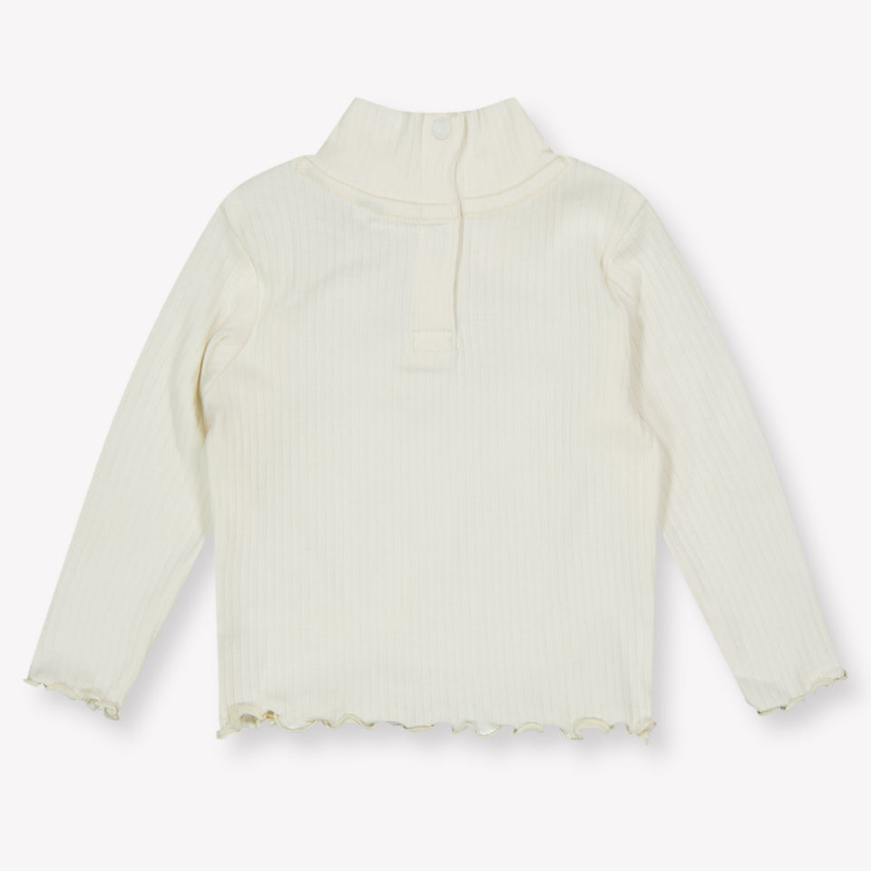 Tommy Hilfiger Baby Meisjes T-Shirt In Off White