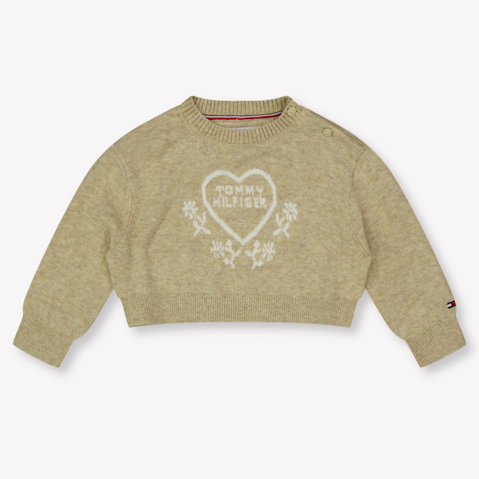 Tommy Hilfiger Baby Meisjes Trui In Beige