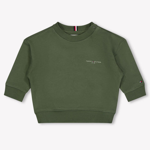 Tommy Hilfiger Baby Unisex Trui In Army