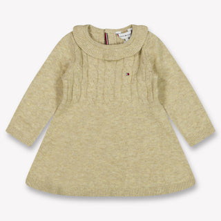 Tommy Hilfiger Baby Meisjes Jurk In Beige
