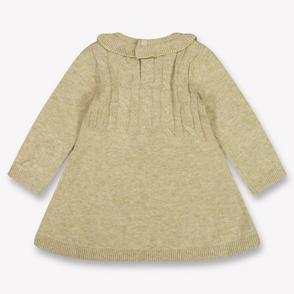 Tommy Hilfiger Baby Meisjes Jurk In Beige