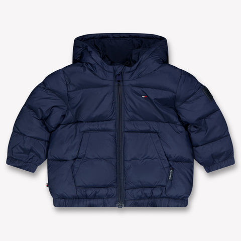 Tommy Hilfiger Baby Unisex Winterjas In Navy