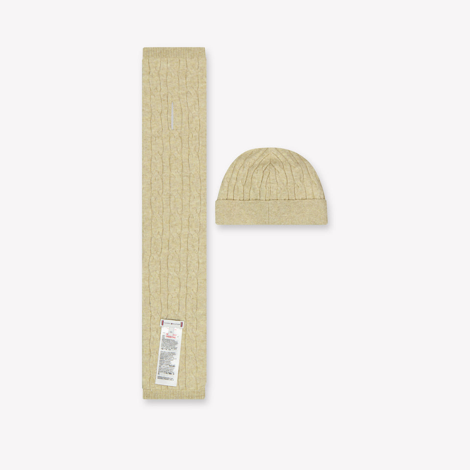 Tommy Hilfiger Baby Unisex Muts In Beige