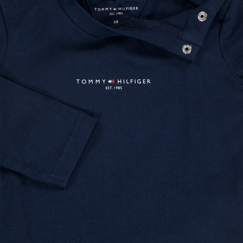 Tommy Hilfiger Baby Jongens T-Shirt In Navy