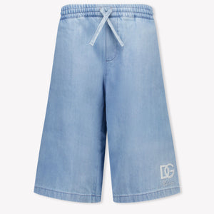Dolce & Gabbana Kinder Jongens Shorts In Licht Blauw