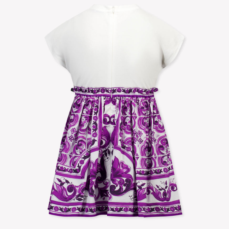 Dolce & Gabbana Kinder Meisjes Jurk In Wit