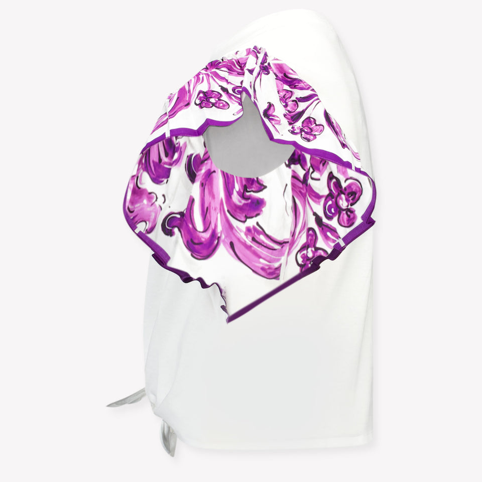 Dolce & Gabbana Kinder Meisjes T-Shirt In Wit