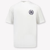 Dolce & Gabbana Kinder Jongens T-Shirt In Wit