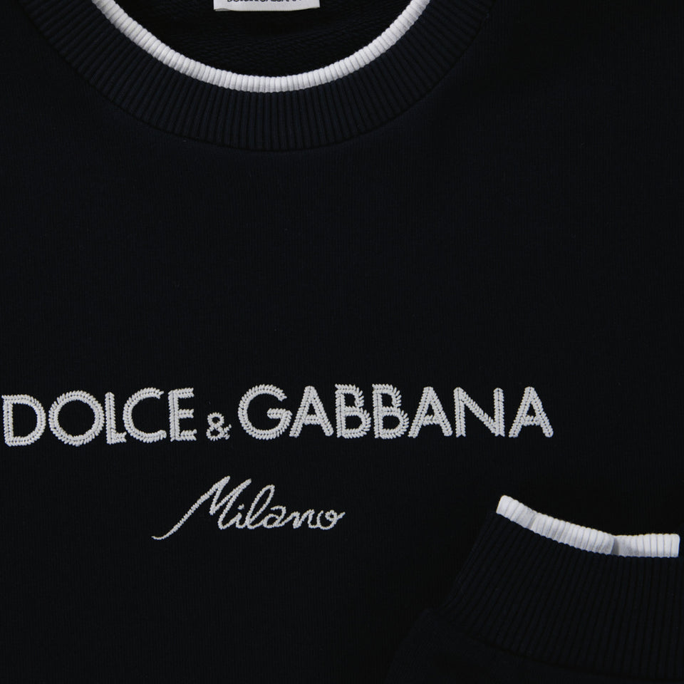 Dolce & Gabbana Kinder Jongens Trui In Navy