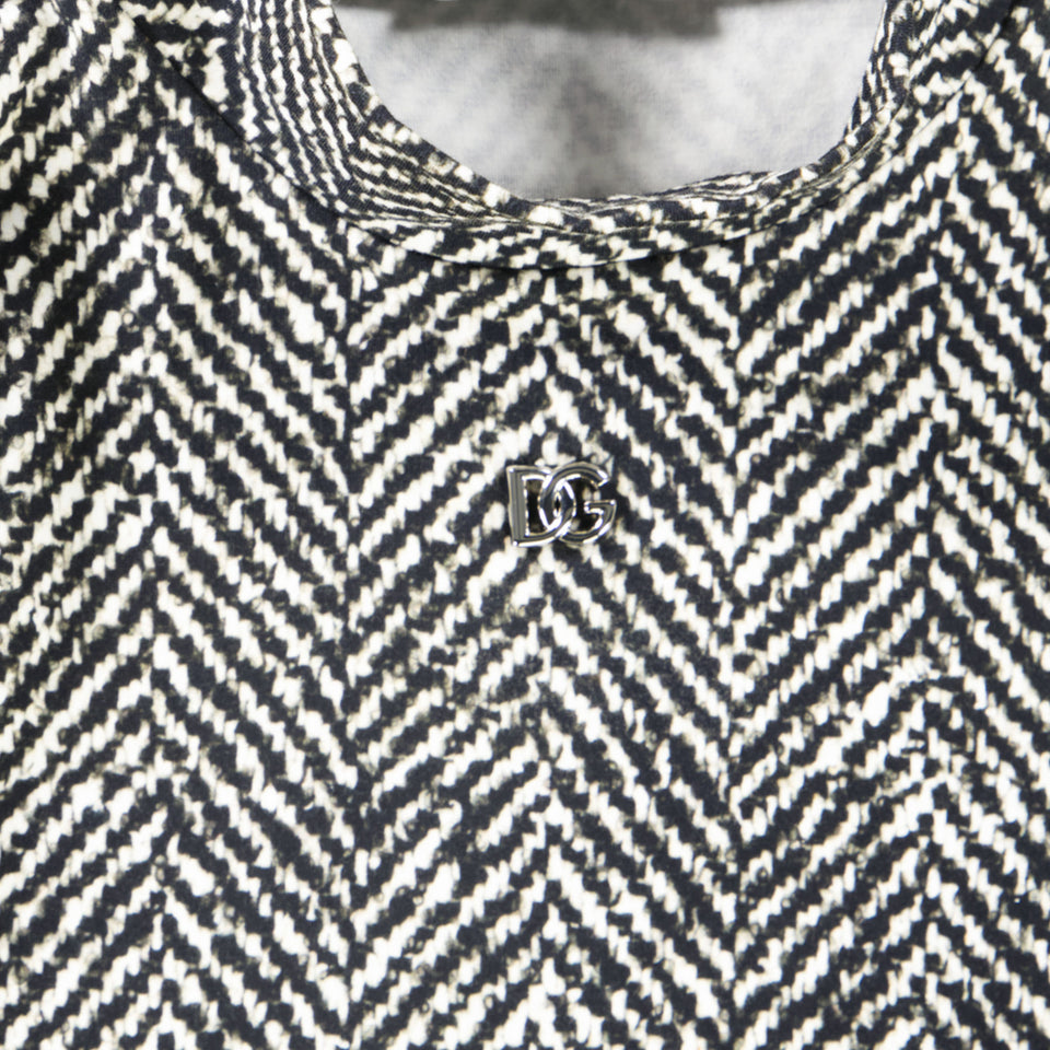 Dolce & Gabbana Kinder Meisjes T-Shirt In Zwart