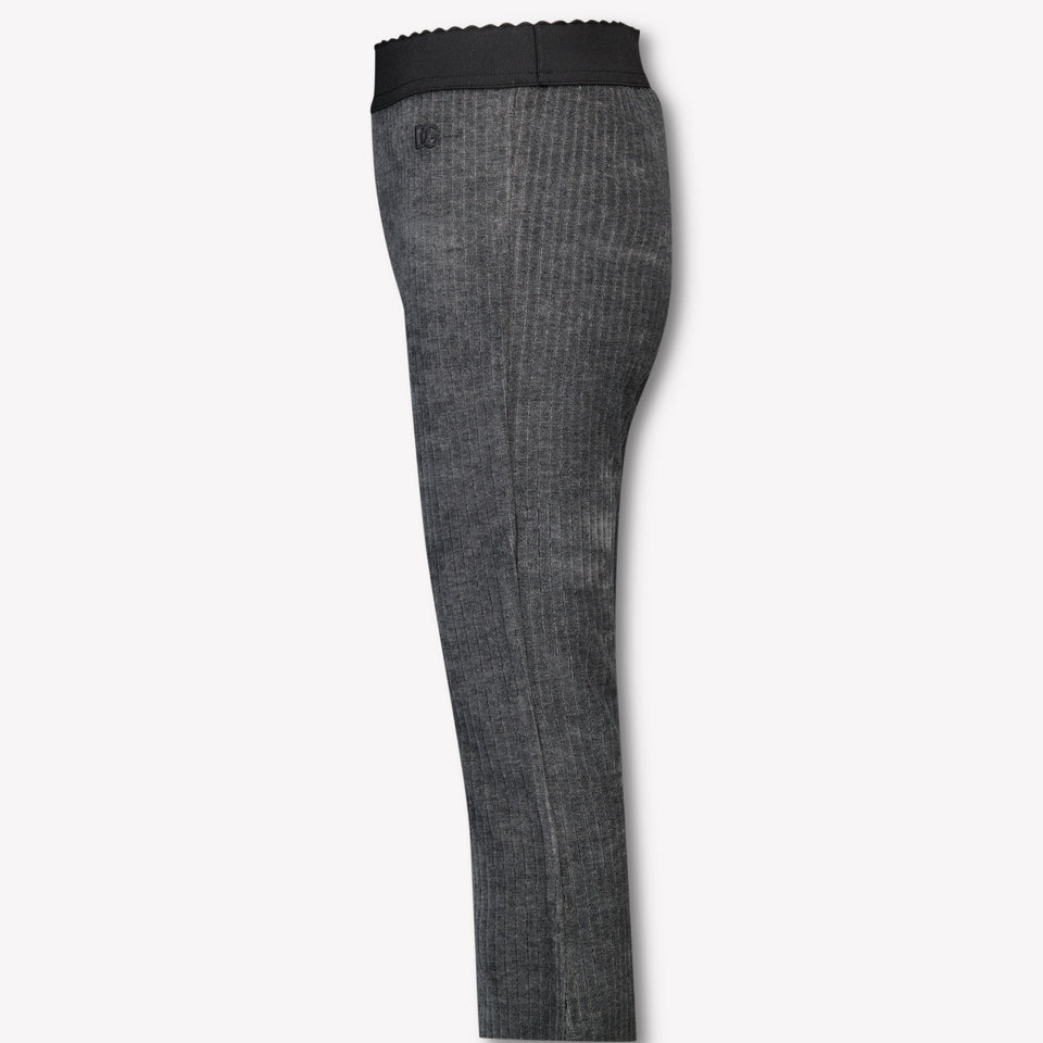 Dolce & Gabbana Kinder Meisjes Broek In Grijs