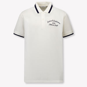 Dolce & Gabbana Kinder Jongens Polo In Wit