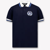 Dolce & Gabbana Kinder Jongens Polo In Navy