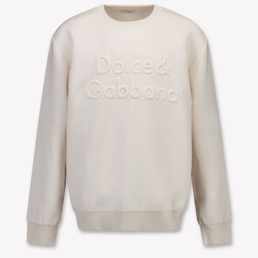 Dolce & Gabbana Kinder Jongens Trui In Beige