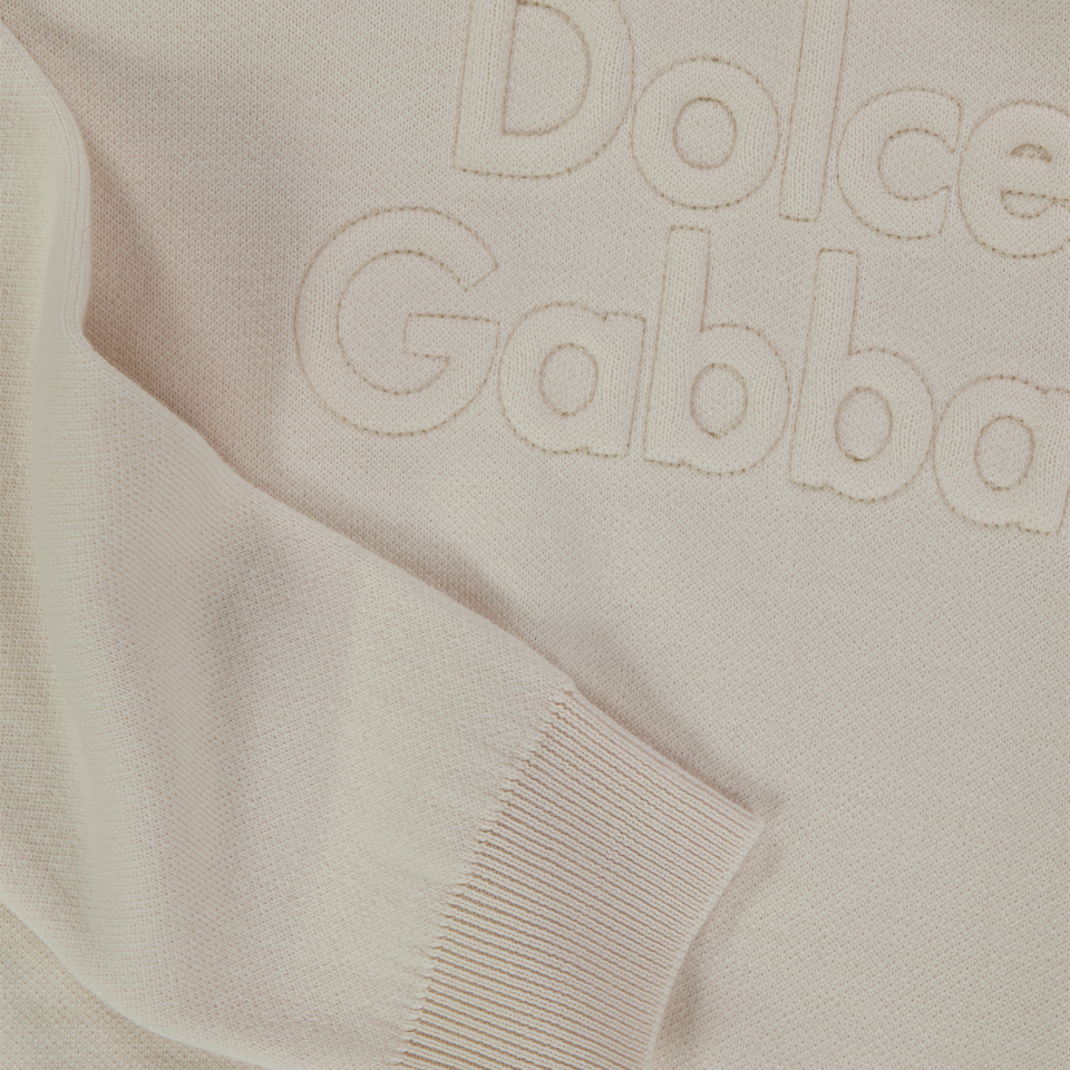Dolce & Gabbana Kinder Jongens Trui In Beige