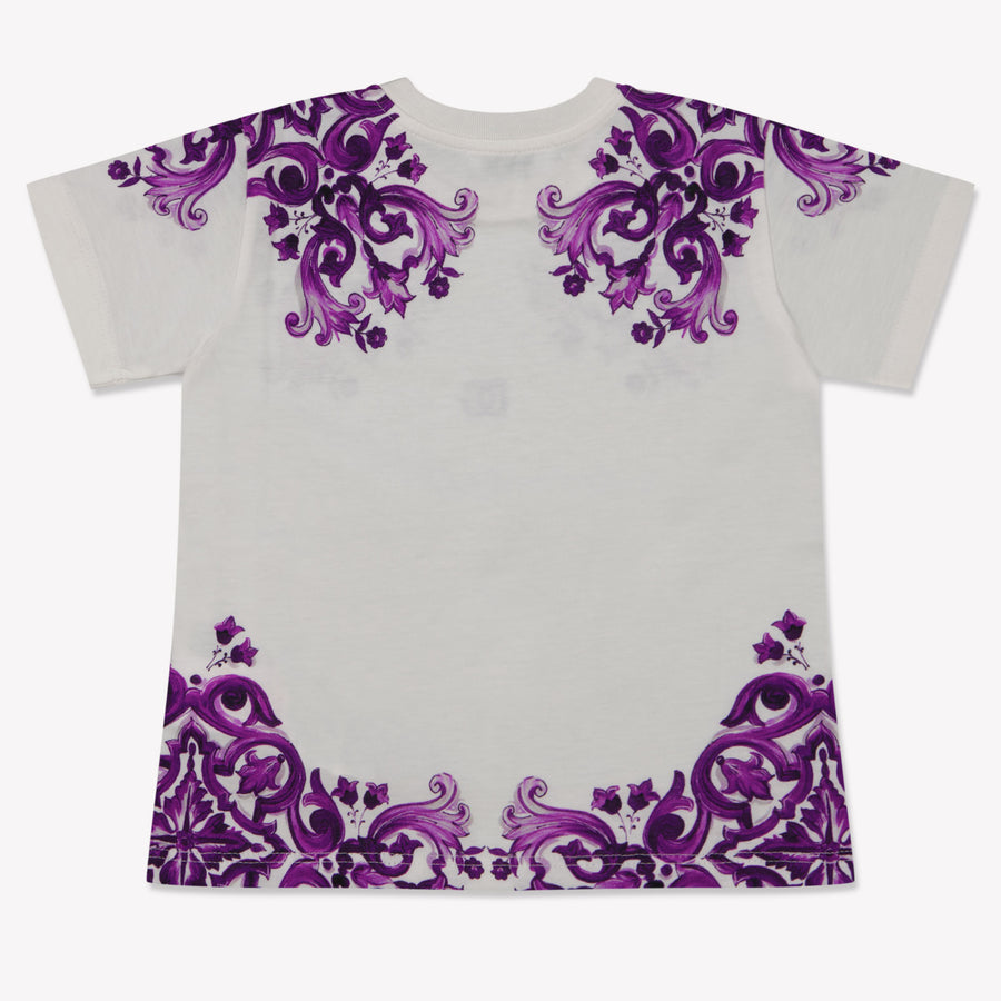 Dolce & Gabbana Baby Meisjes T-Shirt In Wit