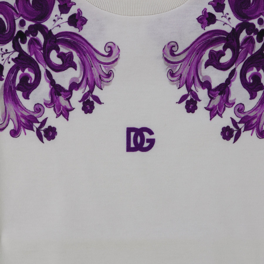 Dolce & Gabbana Baby Meisjes T-Shirt In Wit