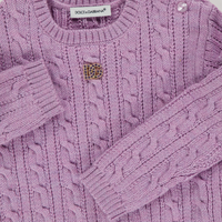 Dolce & Gabbana Baby Meisjes Trui In Lila